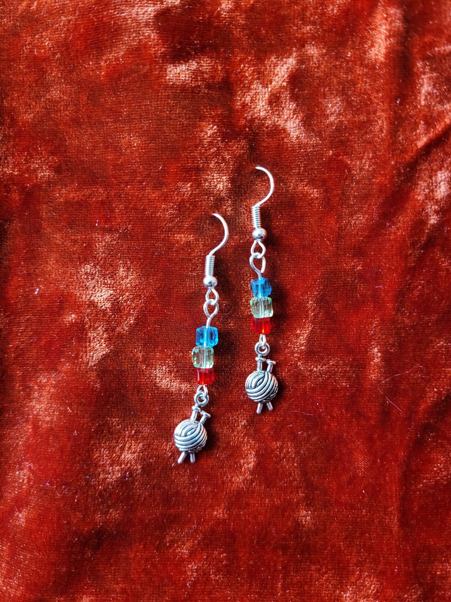 Knitters earrings