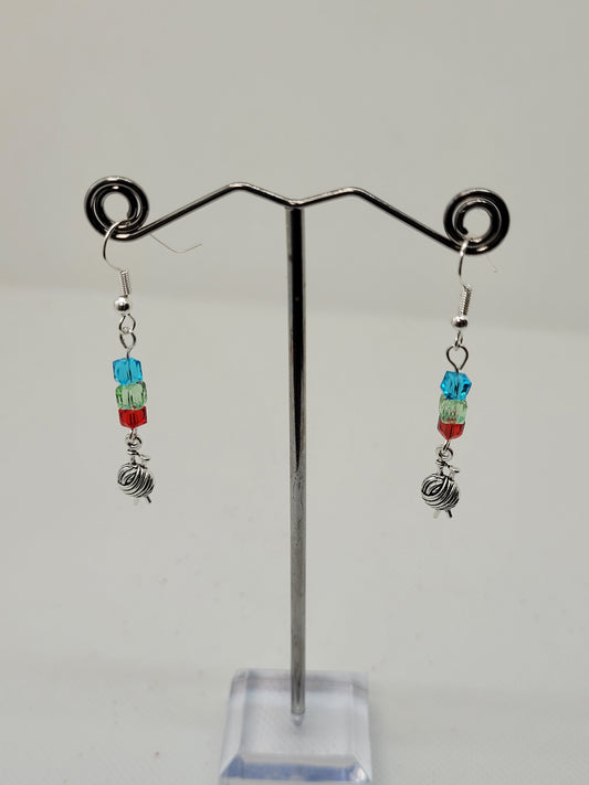 Knitters earrings
