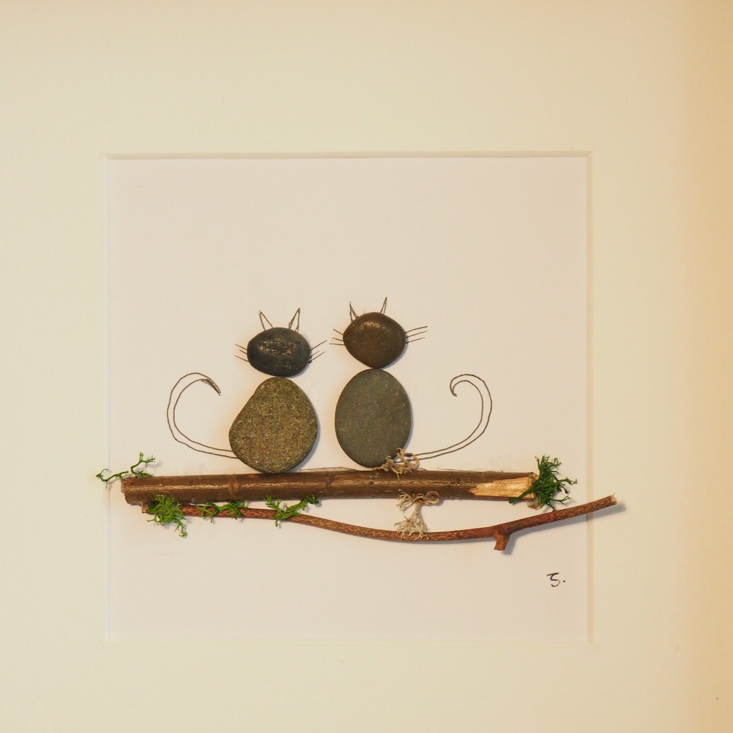 Pebble Art - Cats
