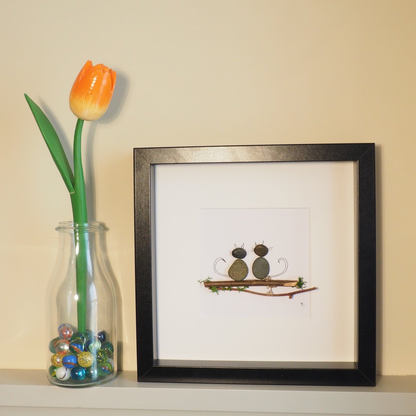 Pebble Art - Cats